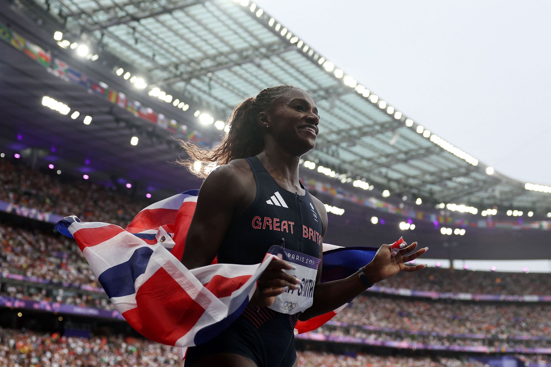 Asher-Smith at the 2024 Olympic Games - Source: Getty